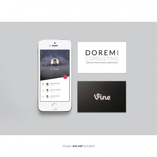 Free Smartphone And Business Card Mock Up Psd