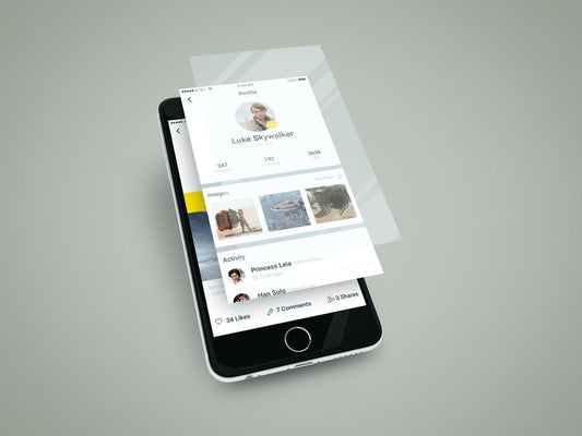 Free Smartphone App Multilayer Screen Mockup