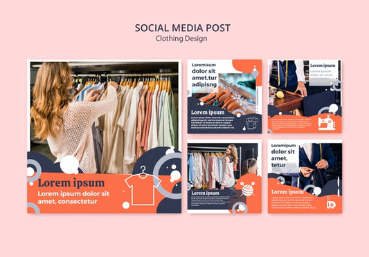 Free Social Media Posts For Clothing Store Psd