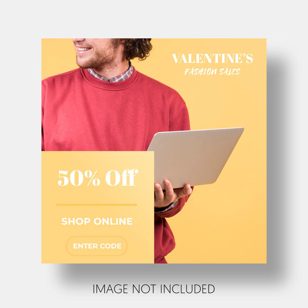 Free Social Template Sales Valentine'S Day Psd