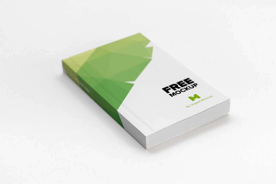 Free Softcover Trade Book Mockup (Psd)