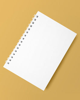 Free Spiral Notebook Mockup In 4K