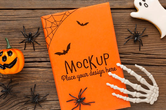 Free Spooky Halloween Concept Mock-Up Psd