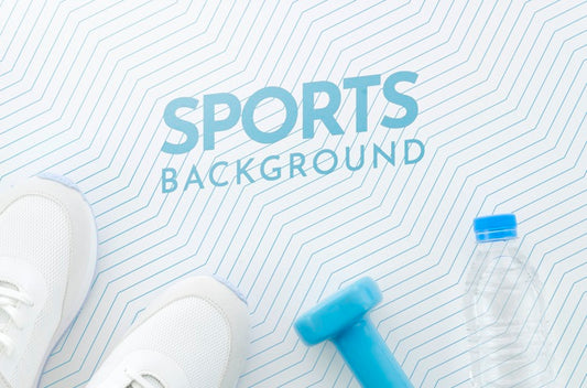Free Sport And Hydration With Mock-Up Psd