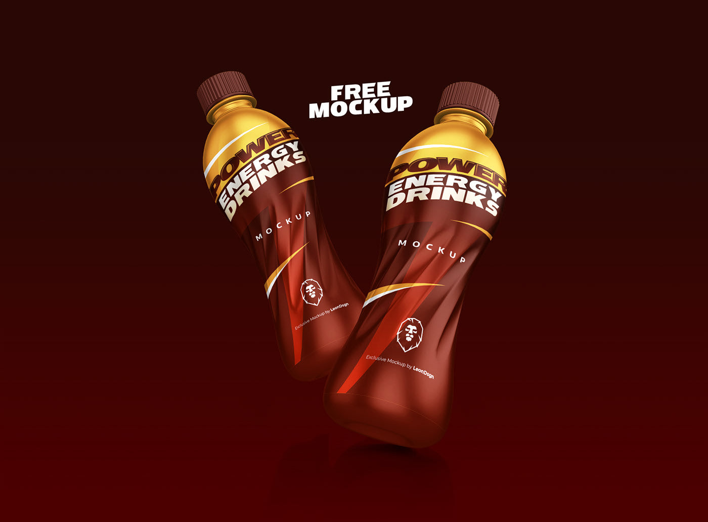 Free Sport Bottle Mockup