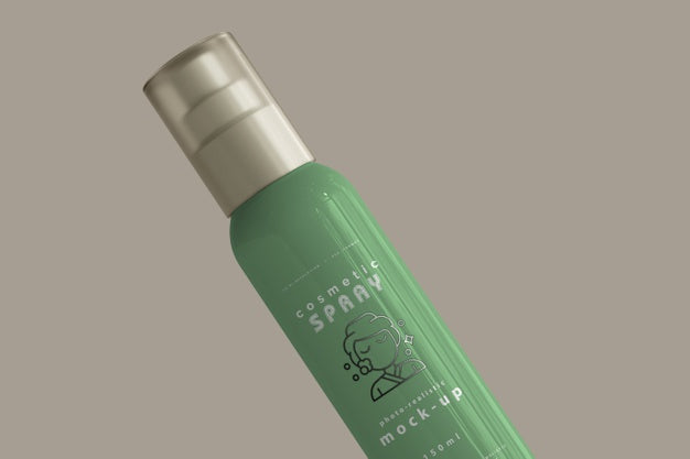 Free Spray Bottle Mockup Psd