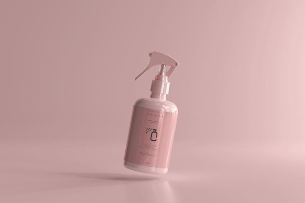 Free Spray Bottle Mockup Psd