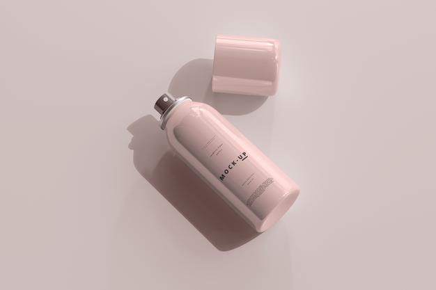 Free Spray Bottle Mockup Psd