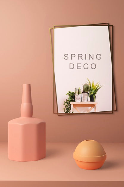 Free Spring Deco Concept Mock-Up Psd