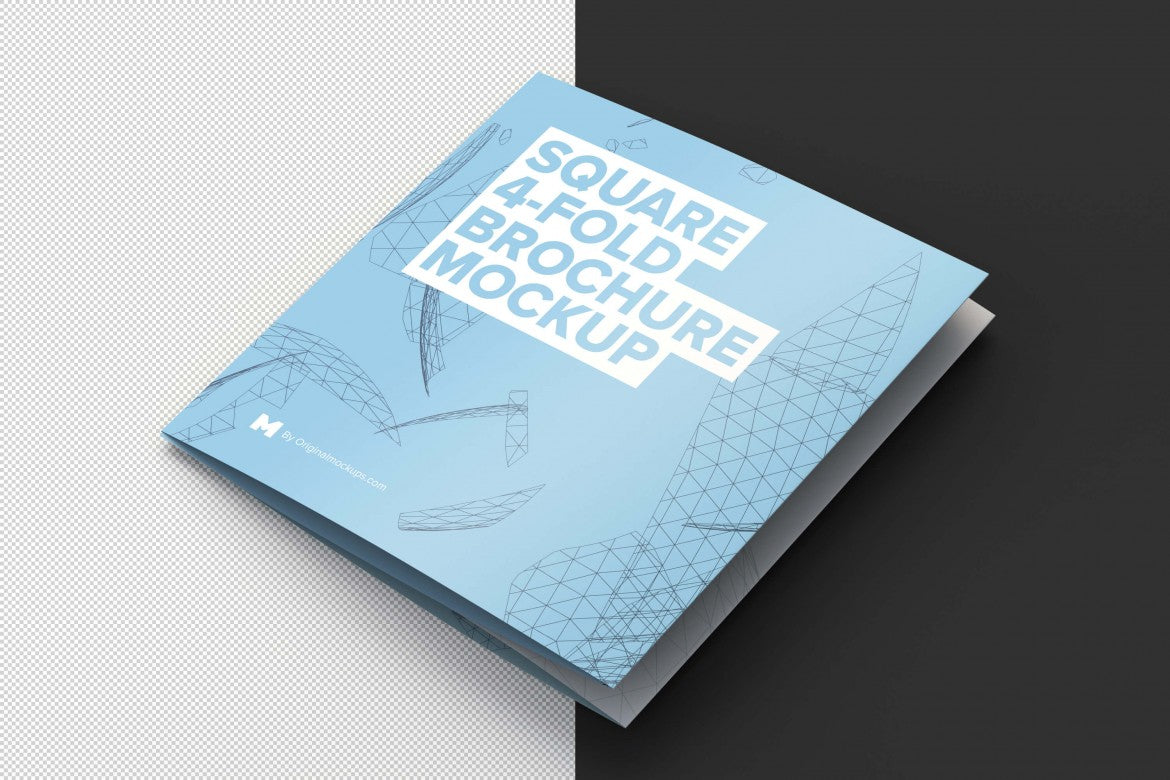Free Square 4-Fold Brochure (Mockup)
