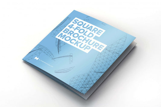 Free Square 4-Fold Brochure (Mockup)