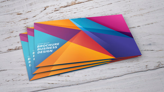 Free Stacked Brochures Mockup Psd