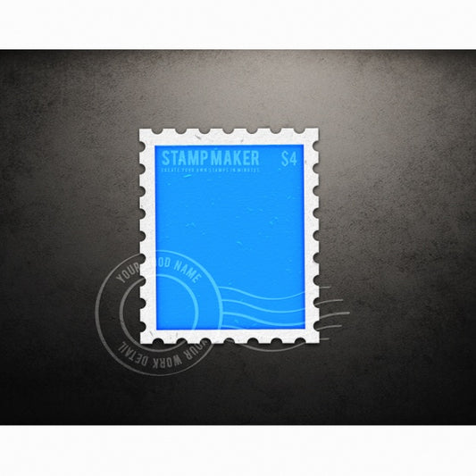 Free Stamp Mock Up Design Psd
