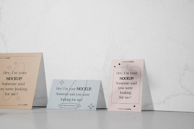 Free Stand-Up Stationery Mock-Up Paper Psd