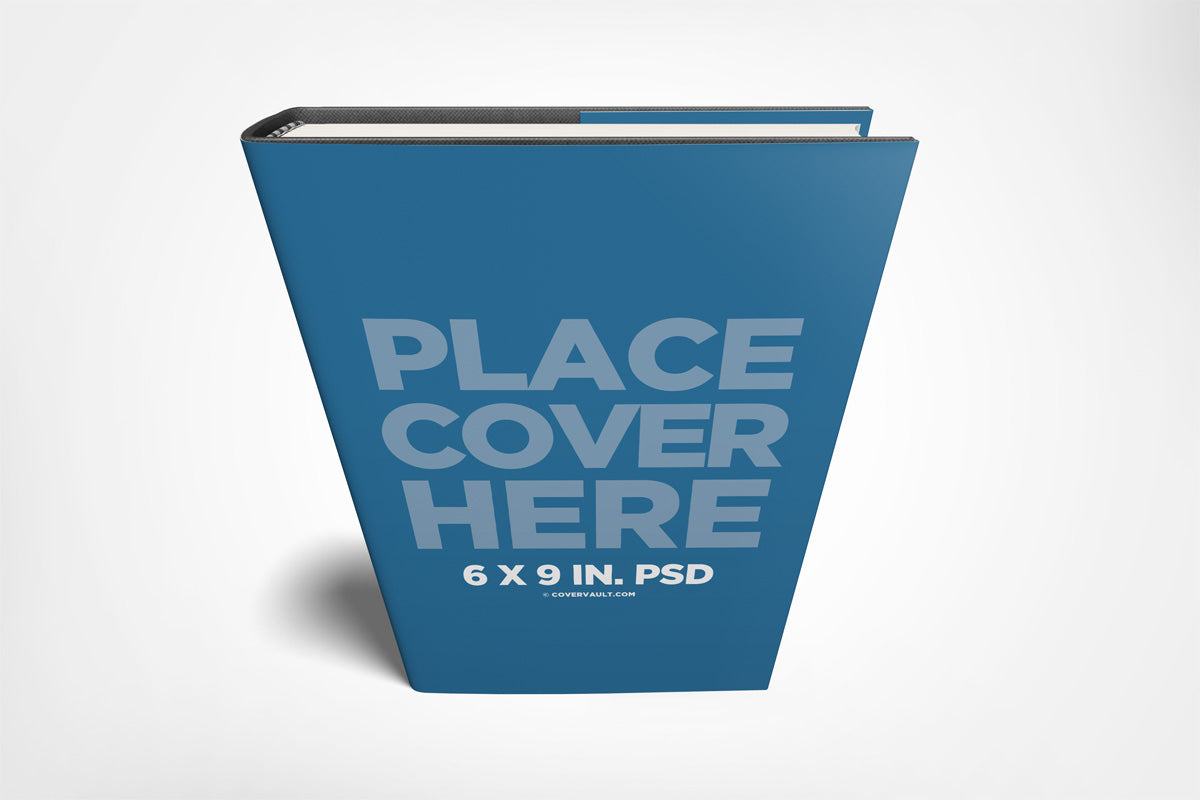 Free Standing 6 X 9 Hardcover Book Mockup With Dust Jacket