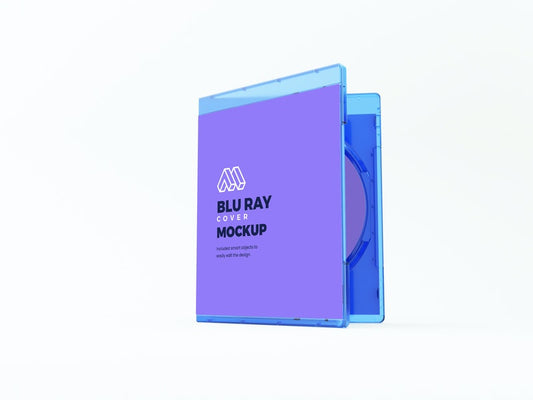Free Standing Blu-Ray Disk Mockup