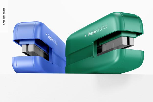 Free Staplers Mockup Psd