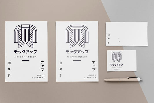 Free Stationery Documents With Logo Mock-Up Psd