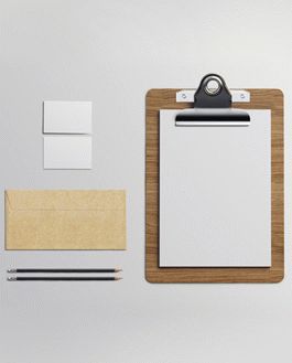 Free Stationery Elements Mockup Psd Template