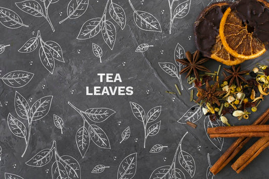 Free Stationery Tea Herbs With Cinnamon Sticks Psd