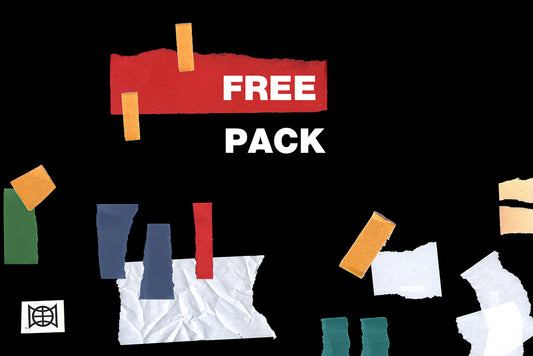 Free Sticker Pack Mockup