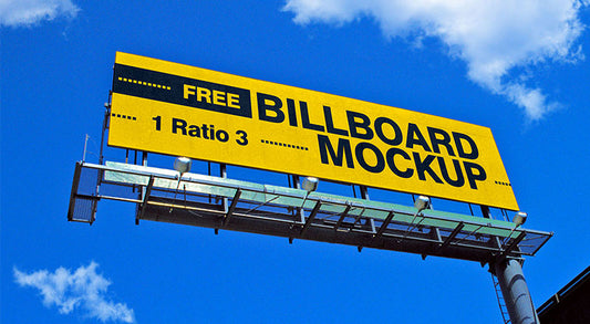 Free Street Billboard Mockup Psd