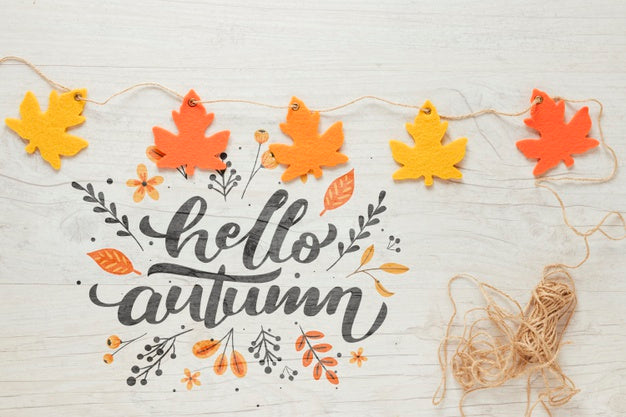 Free String Dried Leaves Made With A Rope Psd