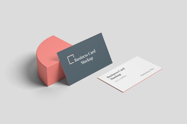 Free Stylish Business Card Mockup Psd