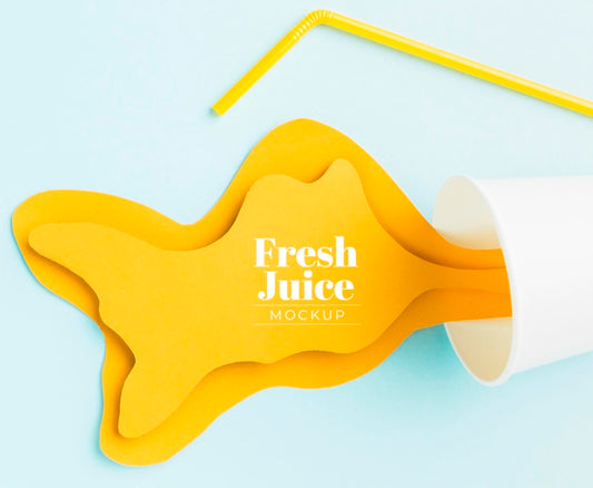 Free Sweet Drink Juice Concept Mock-Up Psd