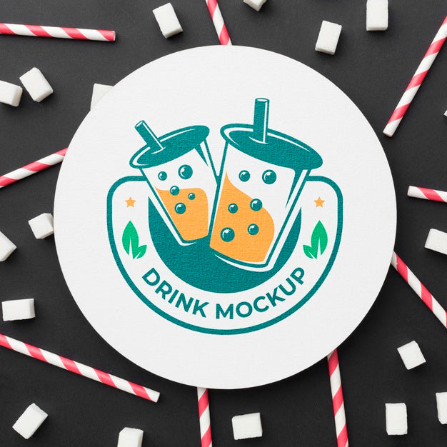 Free Sweet Drink Juice Concept Mock-Up Psd