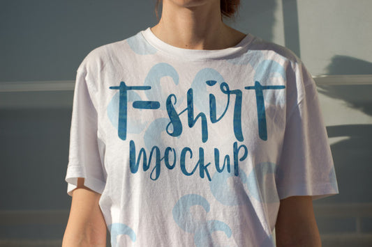 Free T-Shirt Mockup Design Psd