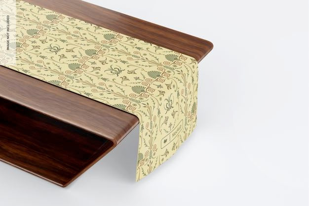 Free Table Runner Mockup Psd – CreativeBooster