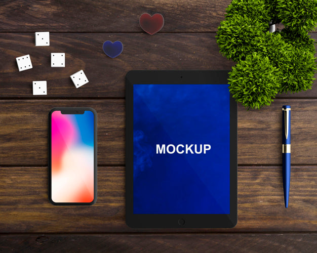 Free Tablet And Smartphone Mockup Psd