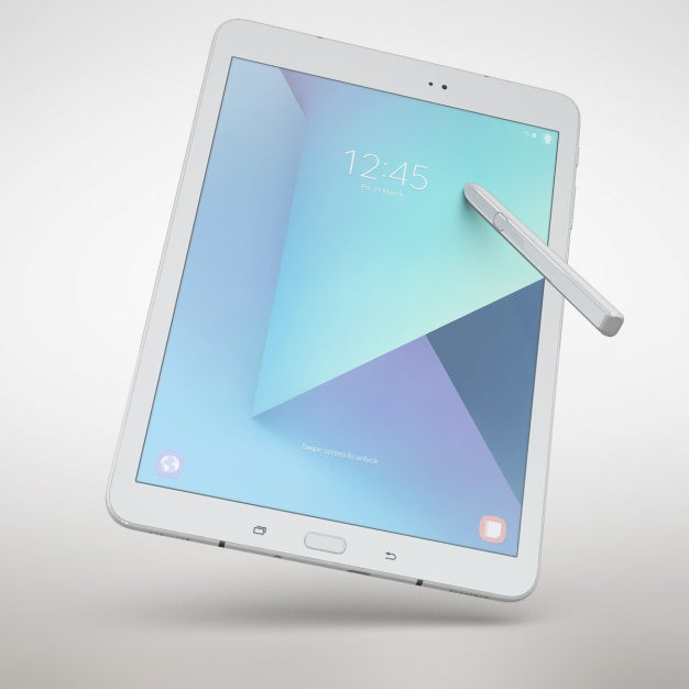 Free Tablet Mock Up Design Psd