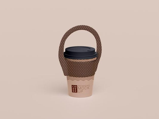 Free Take Away Disposable Coffee Cup Mockup Psd