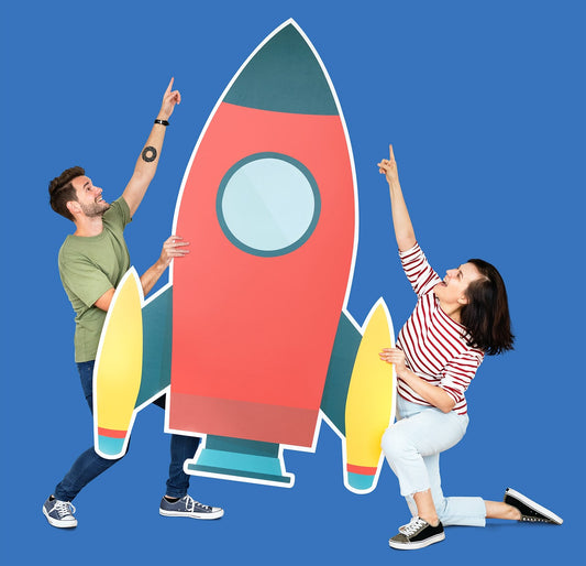 Free Technology And Innovation Concept Shoot Featuring A Rocket Icon