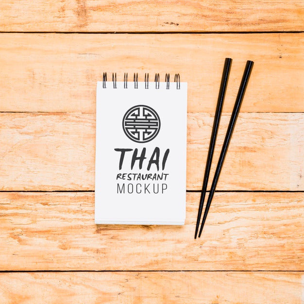 Free Thai Food Concept Mock-Up Psd