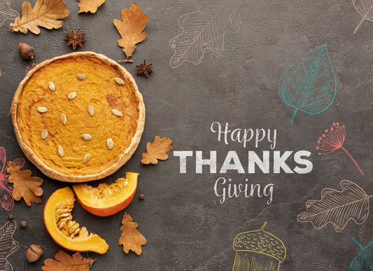 Free Thanksgiving Day Woth Delicious Pie Psd