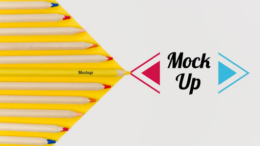 Free The Special One Pencils Concept Mock-Up Psd