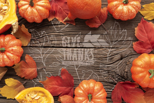 Free Thematic Frame For Thanksgiving Day Psd