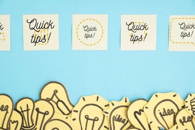 Free Tips Concept With Sticky Notes Psd