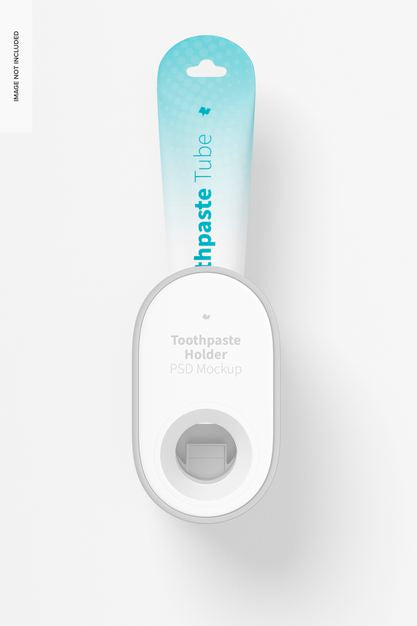 Free Toothpaste Holder Mockup, Front View Psd