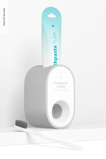 Free Toothpaste Holder Mockup, Right View Psd