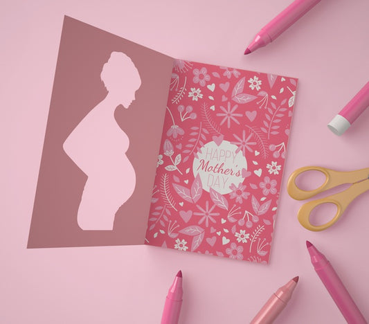 Free Top View Assortment For Mother'S Day Mock-Up Psd