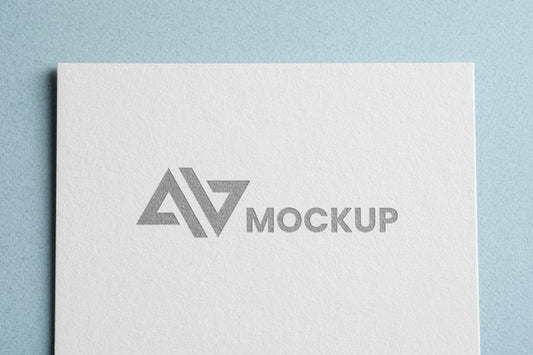 Free Top View Corporate Identity Mock-Up Logo Psd