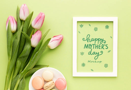 Free Top View Mothers Day Concept Psd