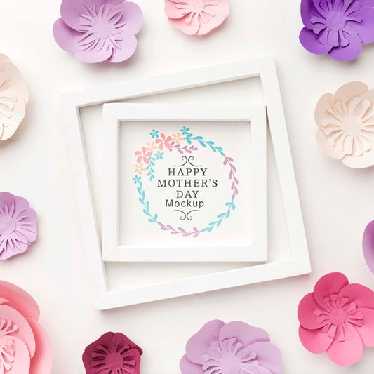 Free Top View Mothers Day Concept Psd