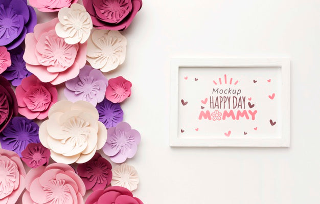 Free Top View Mothers Day Concept Psd