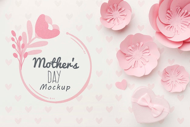 Free Top View Mothers Day Concept Psd