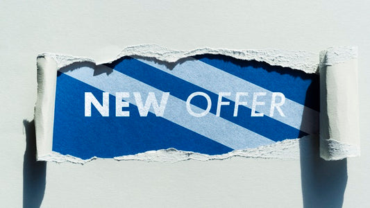 Free Top View New Offer Mock-Up On Paper Psd